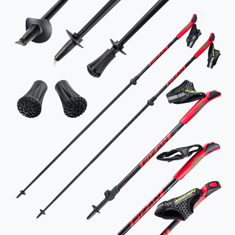 Fizan Revolution PRO red S22 7532 Šiaurietiškojo ėjimo lazdos 5