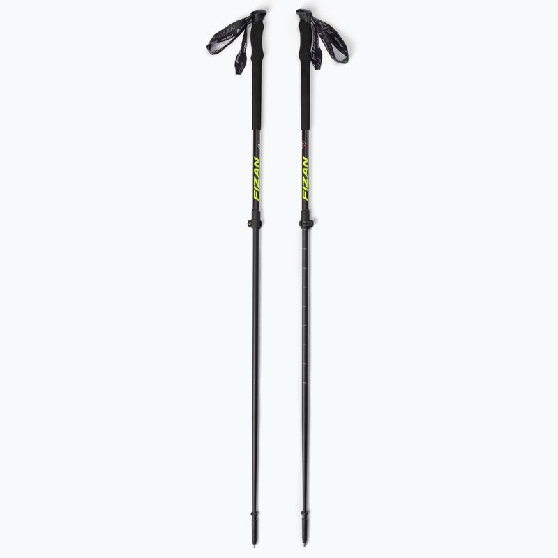 Fizan Aria Alu yellow S21 7533 trekingo lazdos
