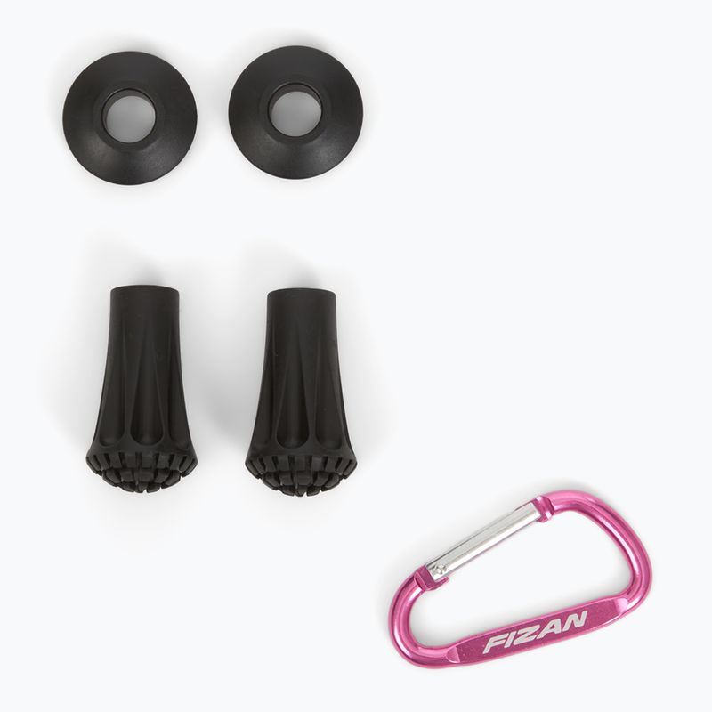 Šiaurietiško ėjimo lazdos Fizan Tekno Race Impulse red 7