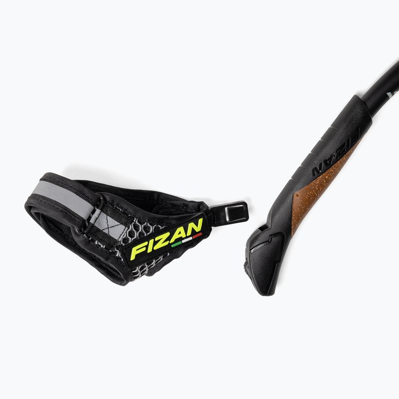 Šiaurietiško ėjimo lazdos Fizan Carbon 3K Impulse red/grey 3