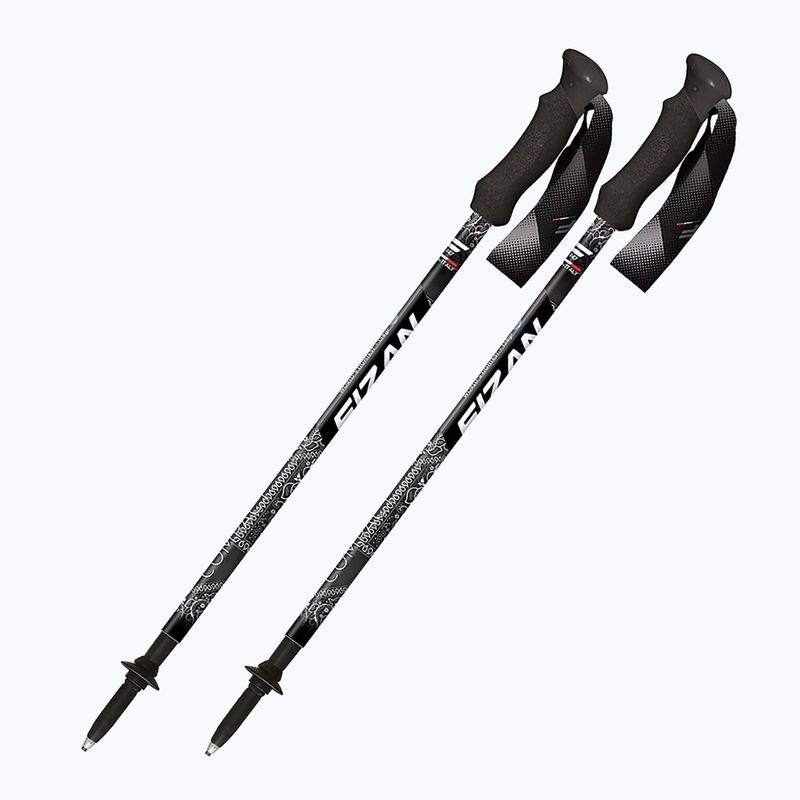 Žygio lazdos Fizan Compact MS black