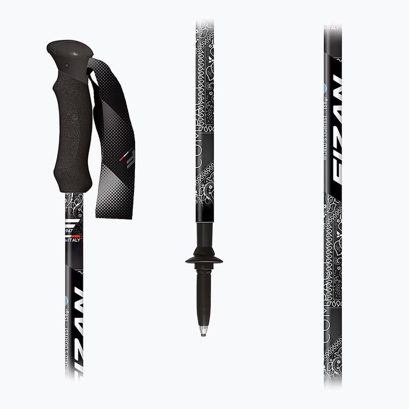 Žygio lazdos Fizan Compact MS black 2