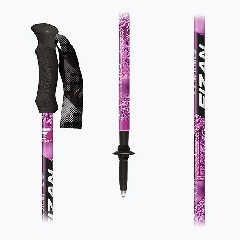 Žygio lazdos Fizan Compact MS magenta 2