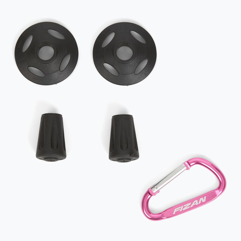 Žygio lazdos Fizan Tierra grey/coral 7