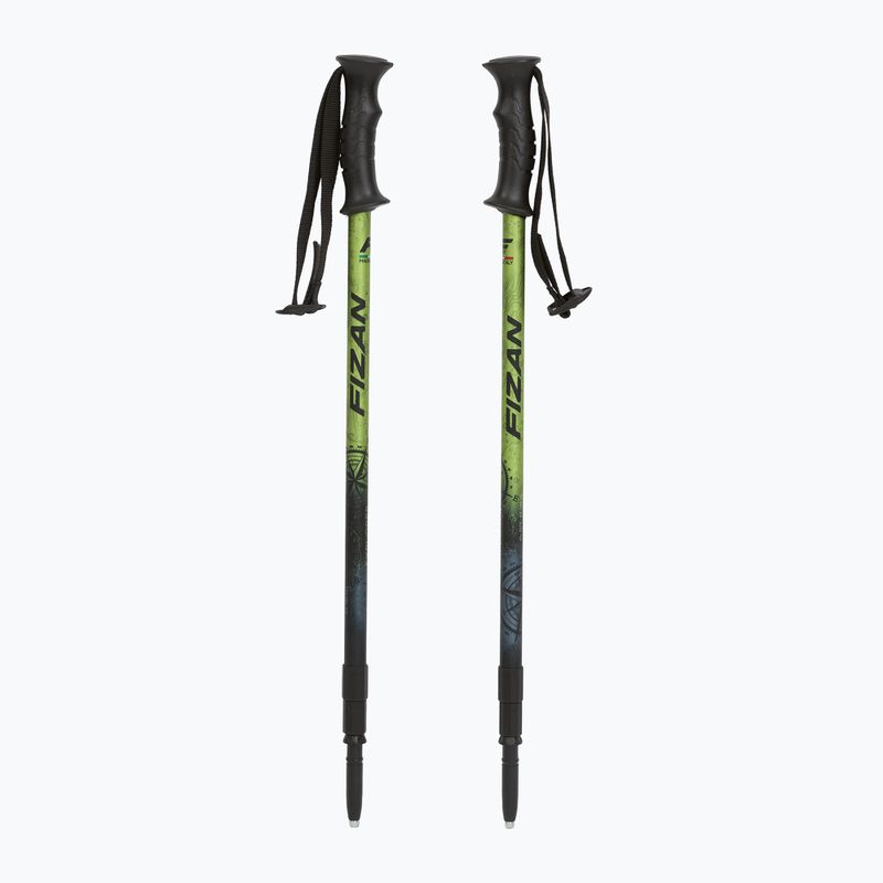 Žygio lazdos Fizan Explorer lime/gray 5
