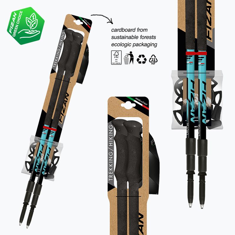 Žygio lazdos Fizan Lhotse light blue 8