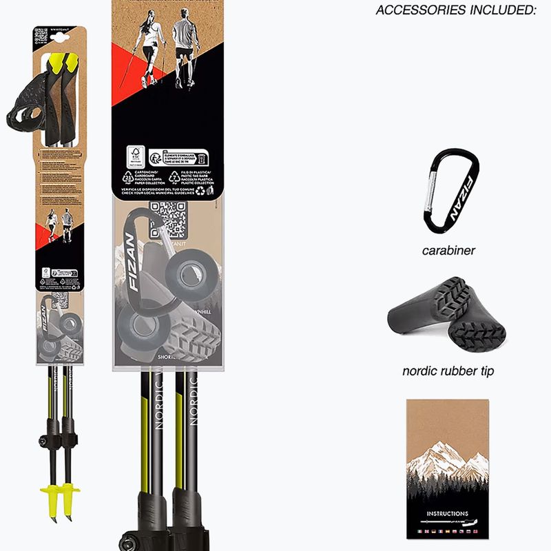 Šiaurietiško ėjimo lazdos Fizan Speed Race grey 4