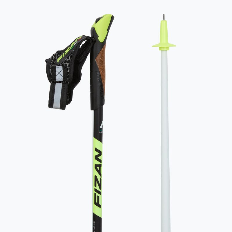 Šiaurietiško ėjimo lazdos Fizan Carbon Race yellow 3