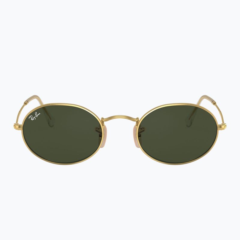 Akiniai nuo saulės Ray-Ban Oval arista gold/green g-15 2