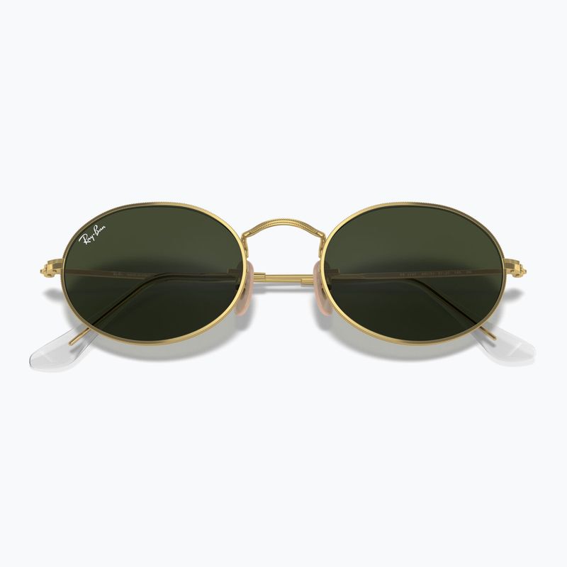 Akiniai nuo saulės Ray-Ban Oval arista gold/green g-15 3