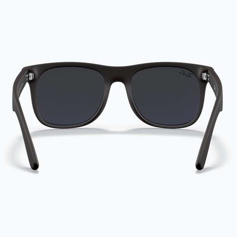 Vaikiški saulės akiniai Ray-Ban Justin matt rubber black/blue mirror 4