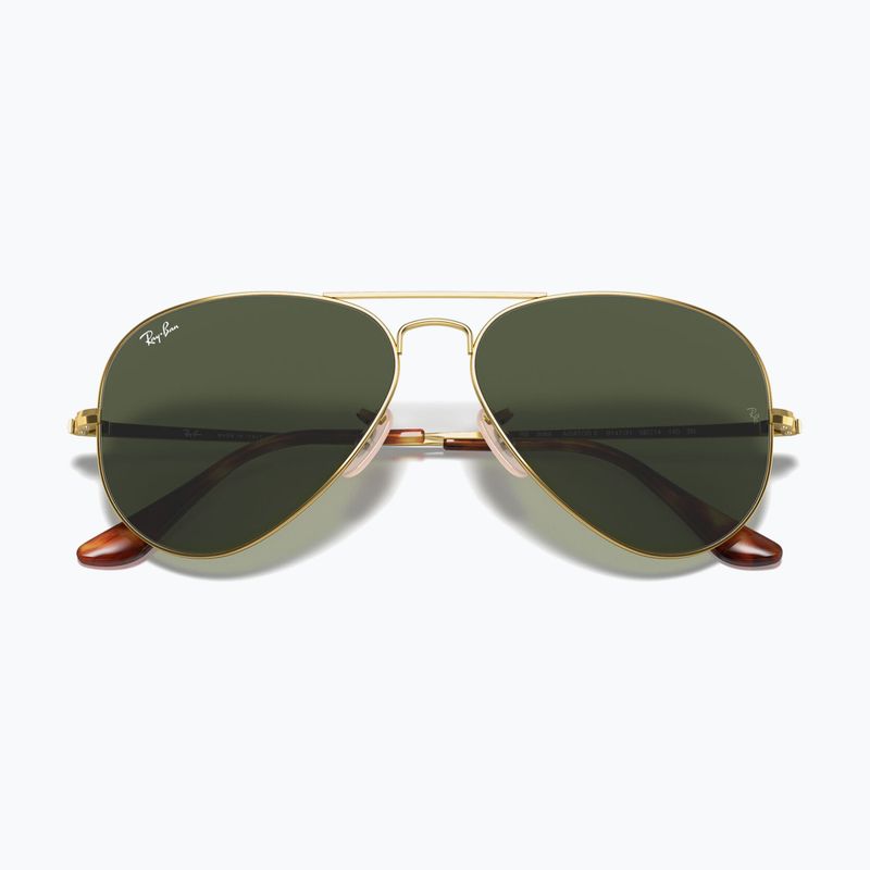Akiniai nuo saulės Ray-Ban Aviator Metal II gold arista/green g-15 3