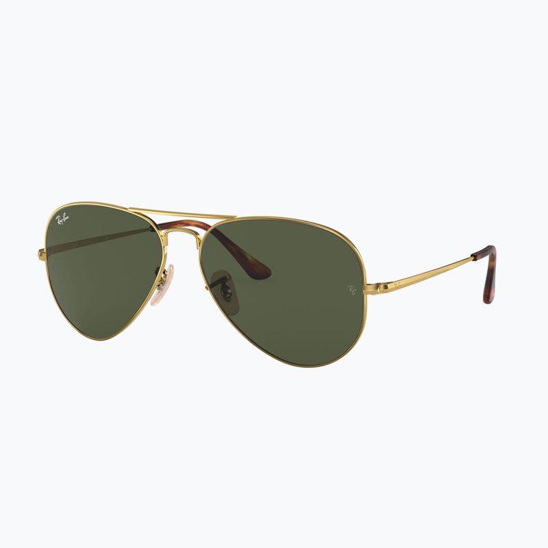 Akiniai nuo saulės Ray-Ban Aviator Metal II gold arista/green g-15 4