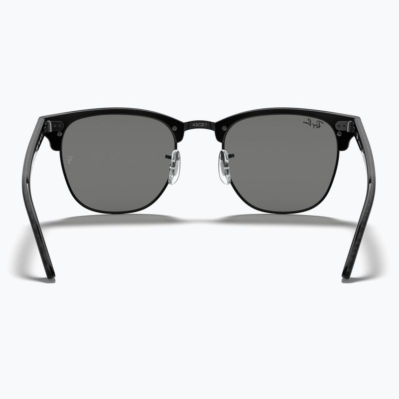 Akiniai nuo saulės Ray-Ban Clubmaster Marble black/dark grey 5