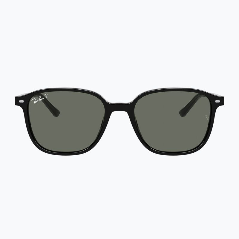 Akiniai nuo saulės Ray-Ban Leonard black/green g-15 polarized 2