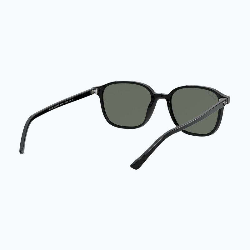 Akiniai nuo saulės Ray-Ban Leonard black/green g-15 polarized 6