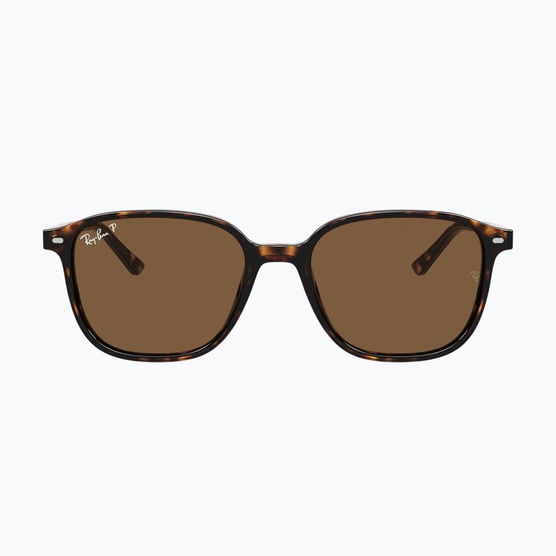 Akiniai nuo saulės Ray-Ban Leonard tortoise/brown polarized 2
