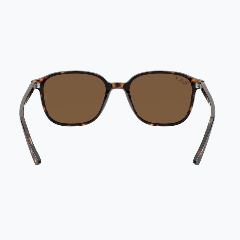 Akiniai nuo saulės Ray-Ban Leonard tortoise/brown polarized 5