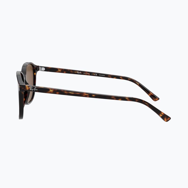 Akiniai nuo saulės Ray-Ban Leonard tortoise/brown polarized 7