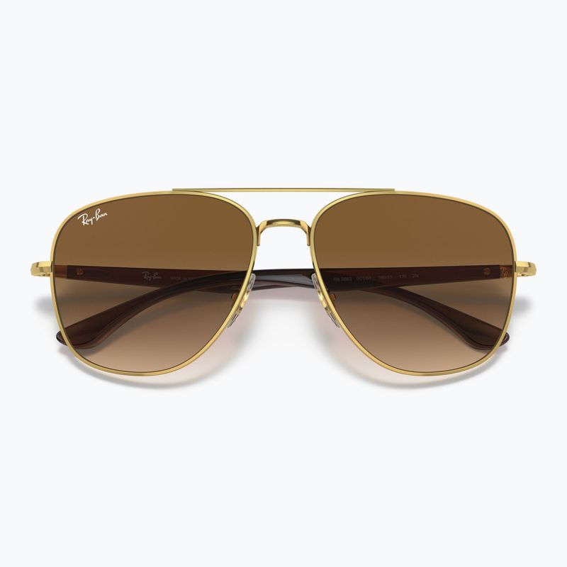 Akiniai nuo saulės Ray-Ban RB3683 arista gold/brown 3