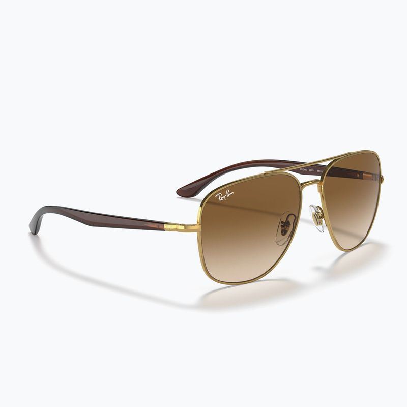 Akiniai nuo saulės Ray-Ban RB3683 arista gold/brown 4