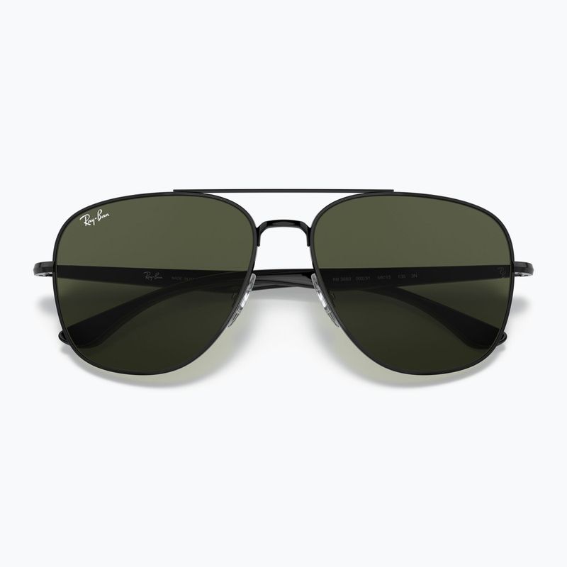 Akiniai nuo saulės Ray-Ban RB3683 black/green g-15 3