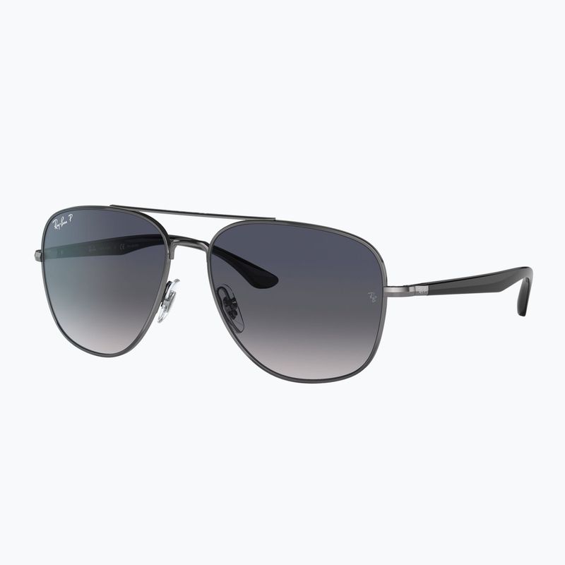 Akiniai nuo saulės Ray-Ban RB3683 brass/blue grey polarized 4