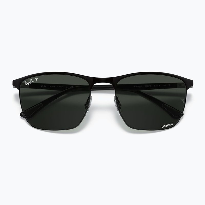 Akiniai nuo saulės Ray-Ban RB3686 Polarized+ Lenses matte black/dark grey polarized+ 3