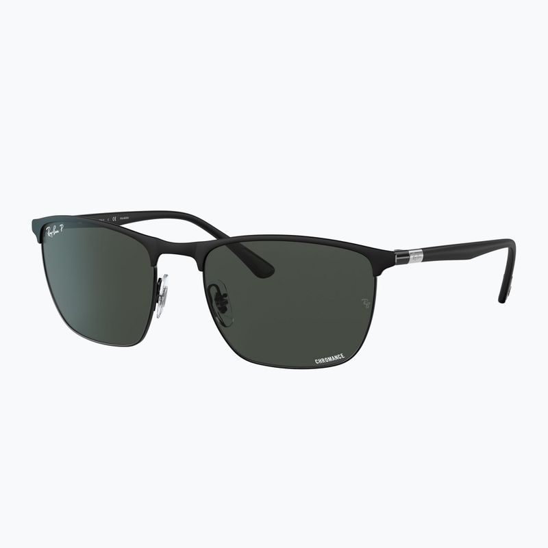 Akiniai nuo saulės Ray-Ban RB3686 Polarized+ Lenses matte black/dark grey polarized+ 4