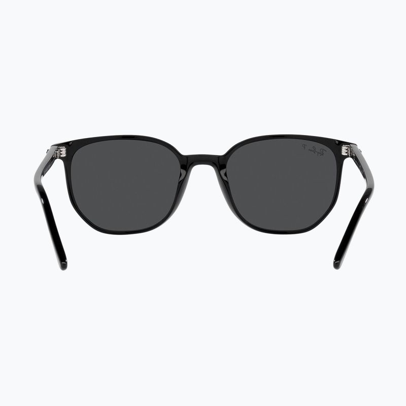 Akiniai nuo saulės Ray-Ban Elliot black/black polarized 5