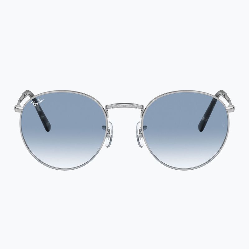 Akiniai nuo saulės Ray-Ban New Round silver/blue 2