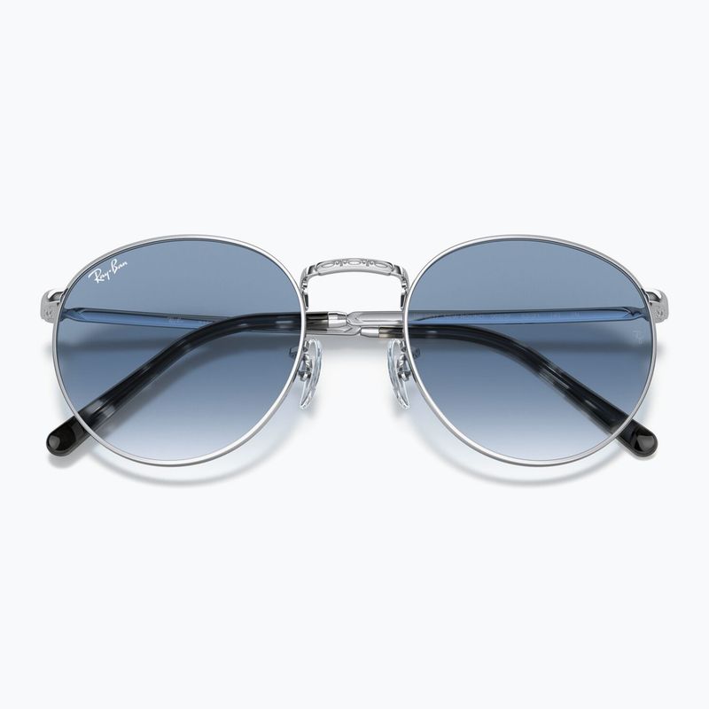 Akiniai nuo saulės Ray-Ban New Round silver/blue 3