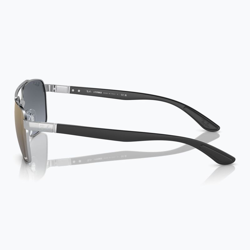 Akiniai nuo saulės Ray-Ban RB3701 Polarized+ Lenses silver/blue gold polarized+ 7