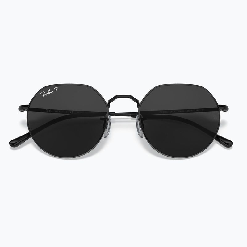 Akiniai nuo saulės Ray-Ban Jack black/black polarized 3