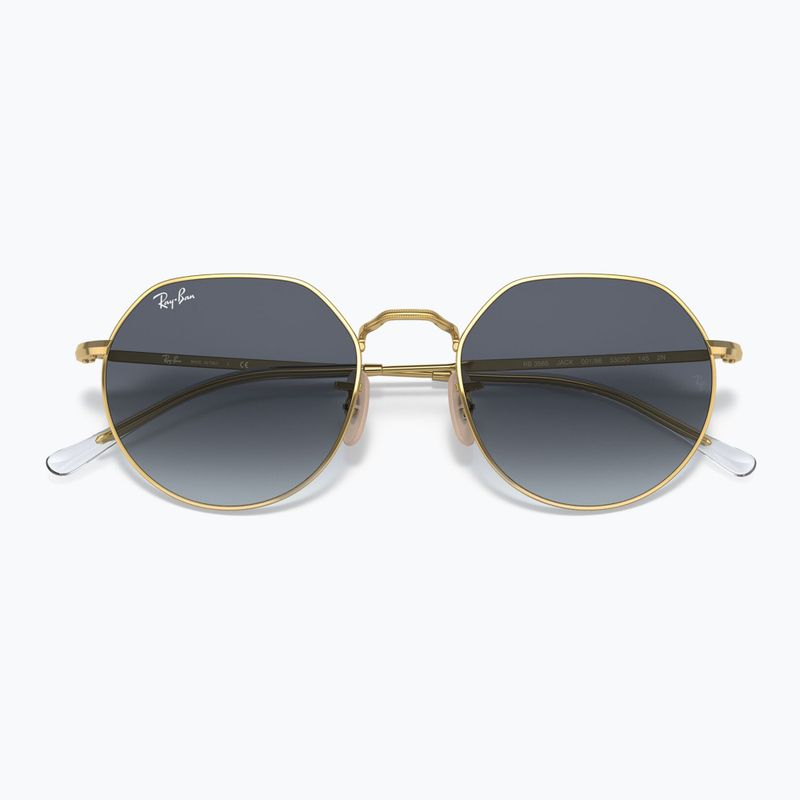 Akiniai nuo saulės Ray-Ban Jack arista gold/blue grey 3