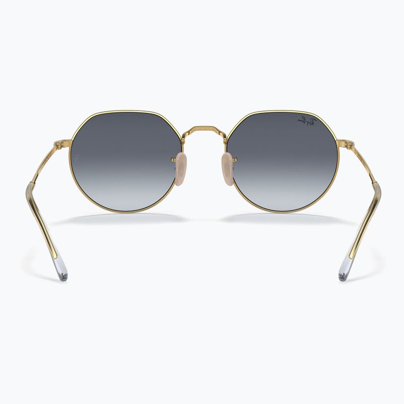 Akiniai nuo saulės Ray-Ban Jack arista gold/blue grey 5