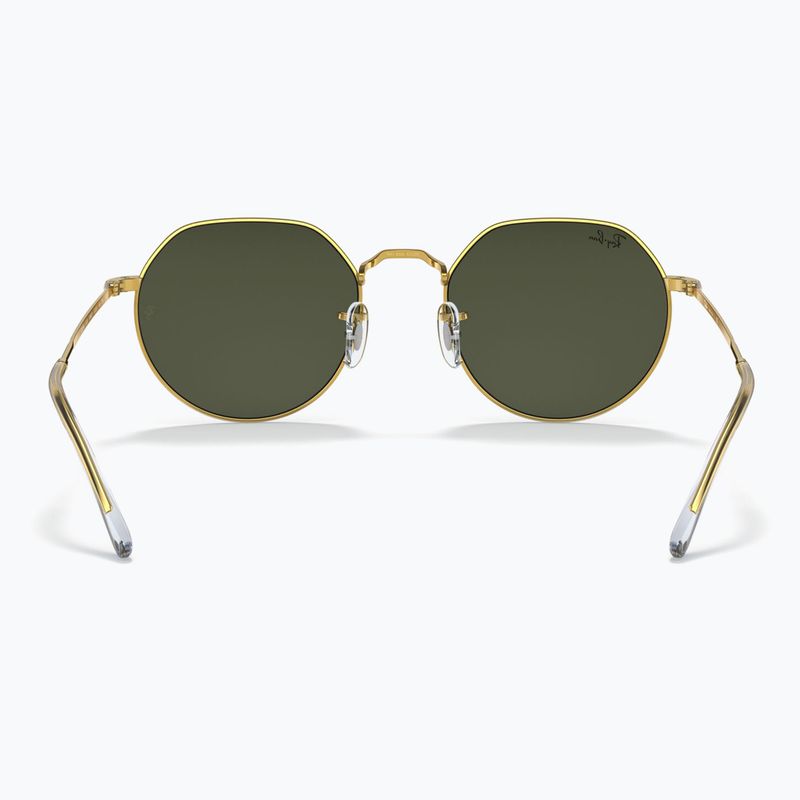 Akiniai nuo saulės Ray-Ban Jack gold/green 5