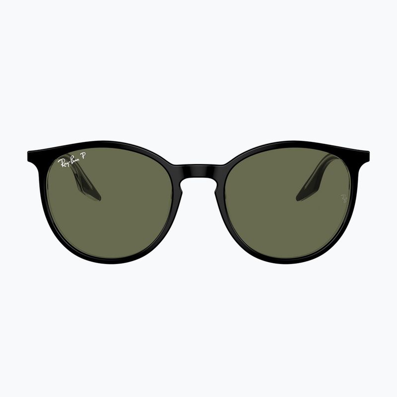Akiniai nuo saulės Ray-Ban RB2204 transparent black/green polarized 2