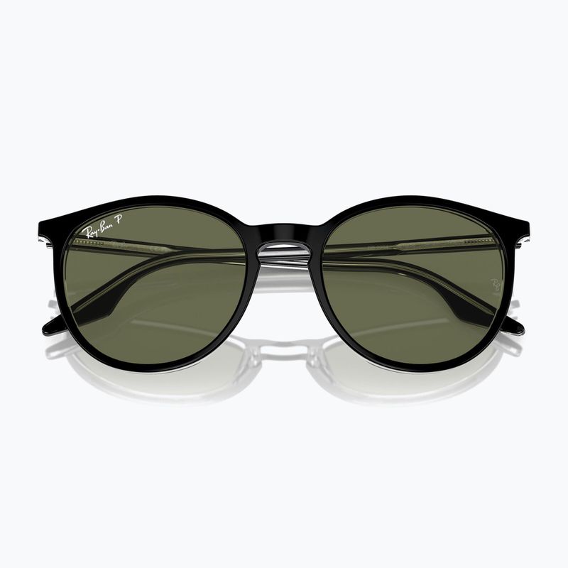 Akiniai nuo saulės Ray-Ban RB2204 transparent black/green polarized 3