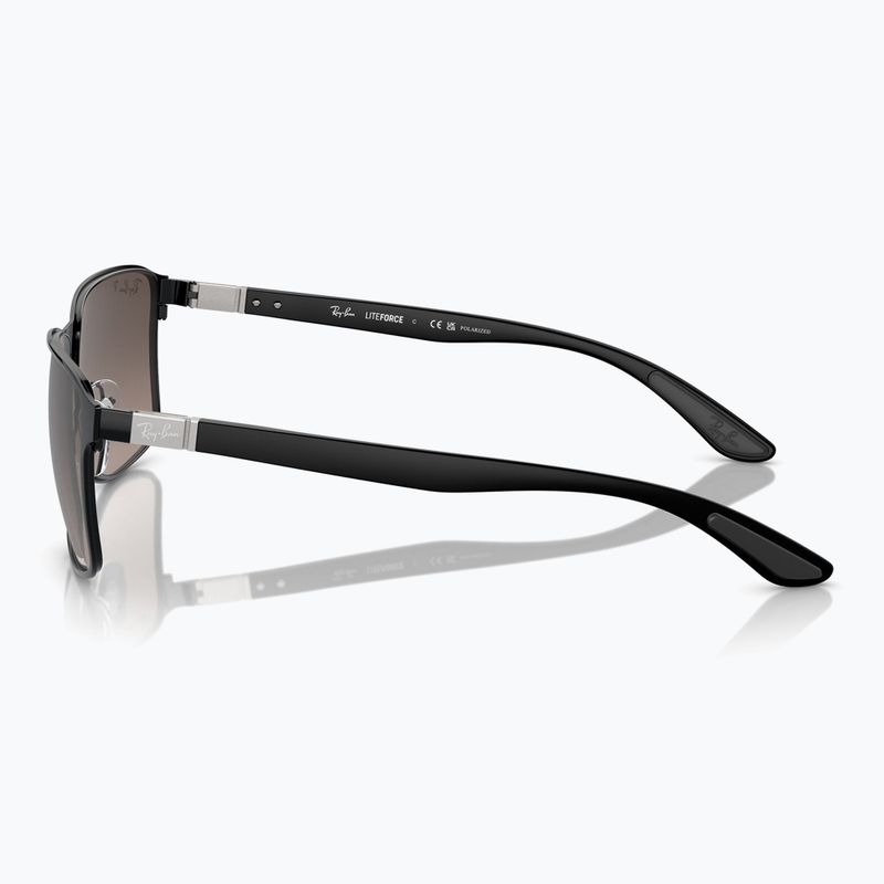 Akiniai nuo saulės Ray-Ban RB 3721 Polarized+ Lenses black gold/blue gold polarized+ 6