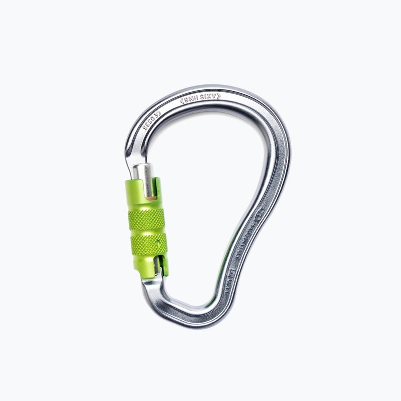 Climbing Technology Axis Big Tg karabinas L3860006 sidabriškai žalias 2C38600XPE 2