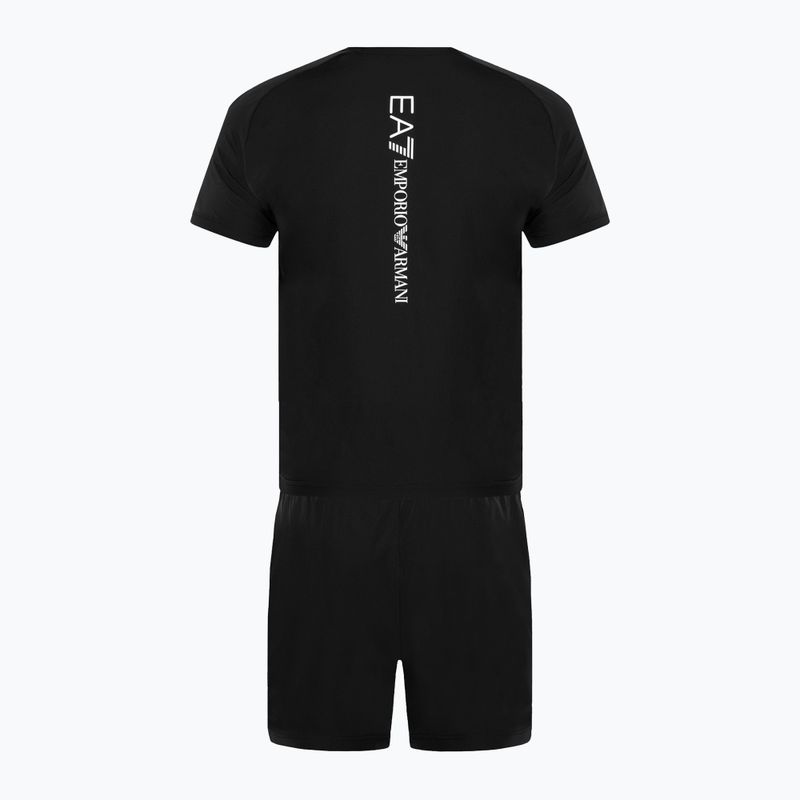 Rinkinys marškinėliai + šortai EA7 Emporio Armani Ventus7 Travel black 2