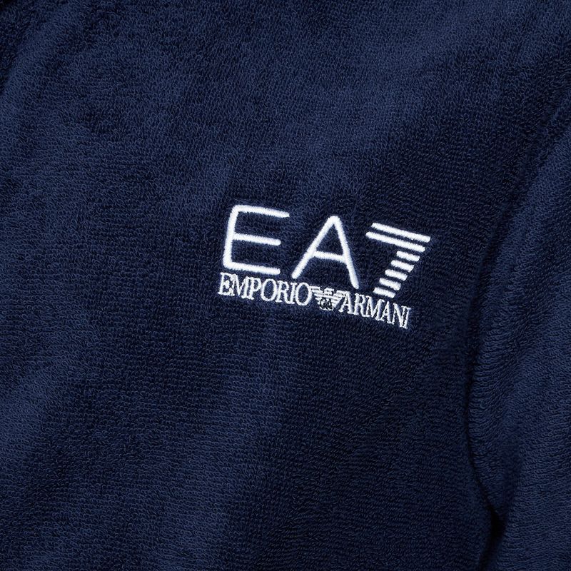 Chalatas EA7 Emporio Armani Water Sports Core blu navy/ bianco 3