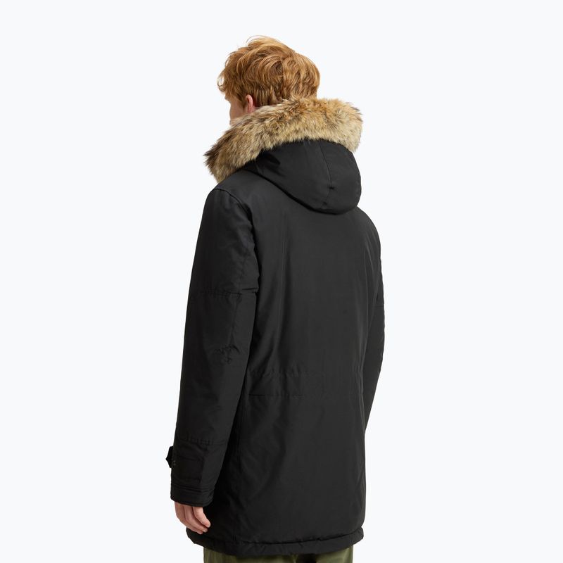 Vyriška striukė Woolrich Polar High Collar Fur black 3