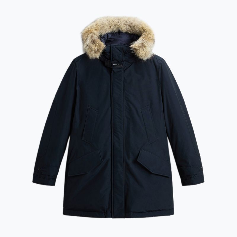 Vyriška striukė Woolrich Polar High Collar Fur melton blue 5