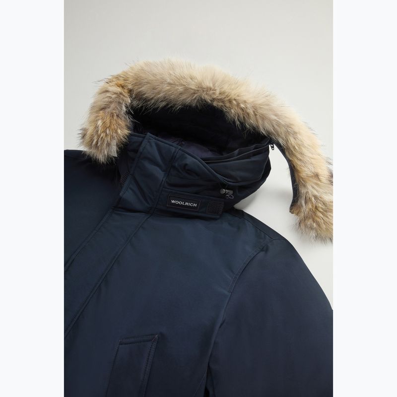 Vyriška striukė Woolrich Polar High Collar Fur melton blue 8