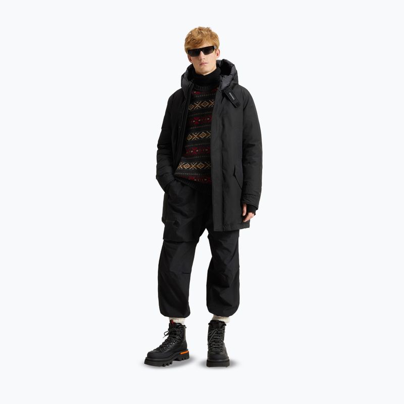 Vyriška striukė Woolrich Polar High Collar black 2