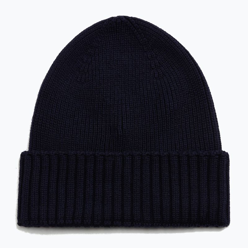 Vyriška žieminė kepurė Woolrich Legacy Patch Beanie melton blue 2