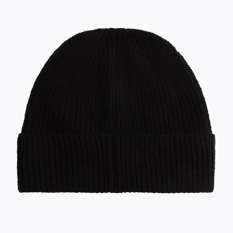 Vyriška žieminė kepurė Woolrich Knitted Ribbed Beanie black 2