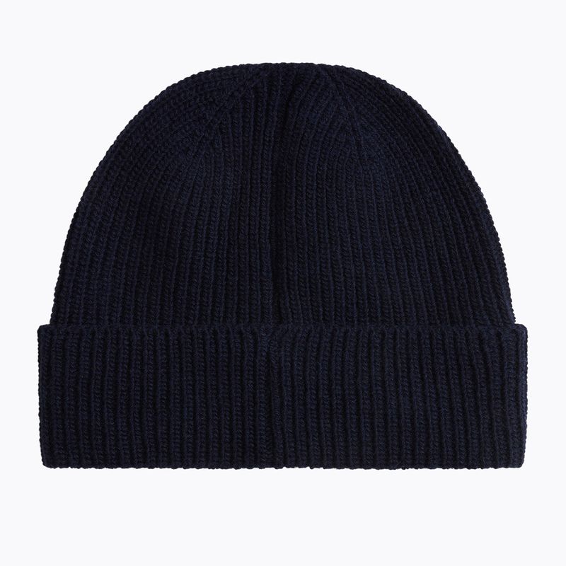 Vyriška žieminė kepurė Woolrich Knitted Ribbed Beanie melton blue 2